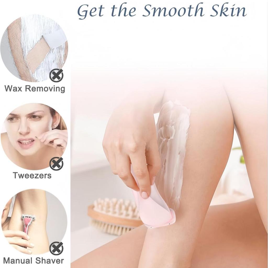 Xiaomi Electric Shaver for Women Painless Lady Razor Facial Hair Remover Wet and Dry Portable Bikini Trimmer for Face Armpit Legs Body