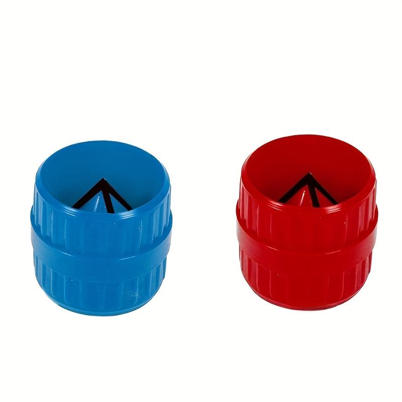 2 шт. Ручные инструменты для снятия заусенцев с труб - Нескользящие ПВХ, Медные и Шланговые развертки, Эффективные зачистники для снятия заусенцев и снятия фаски, Инструмент для снятия фаски с пластиковых трубок 2pcs