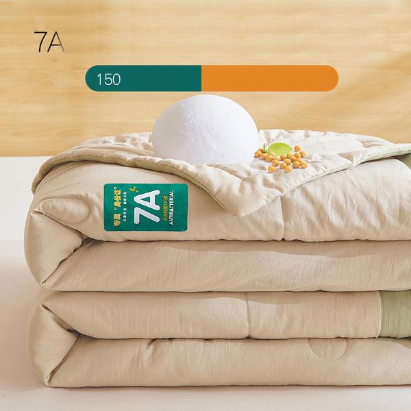 New Soya Fibre Filling Summer Quilt Queen Grade A Maternal and Child Thin Comforter Antimicrobial Breathable King Size Duvet