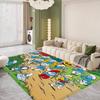 Cartoon S_Smurfs Floor Mat Rectangle Anti-slip Home Soft Badmat Front Door Indoor Outdoor Mat el Decor Mat