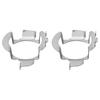 2Pcs H7 LED Headlight Bulb Base Holder Adapter Socket Retainer Clips Kit