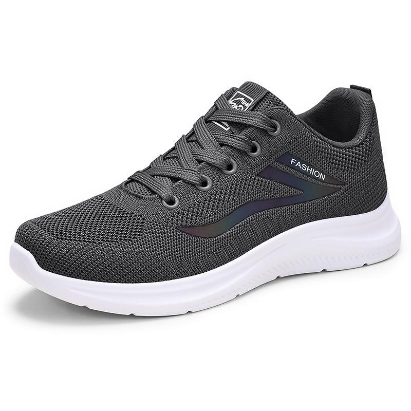 Men's Shoes Spring Simple Single Shoes Versatile Casual Shoes Men's Soft-soled Lightweight Running Shoes Breathable Sports Shoes