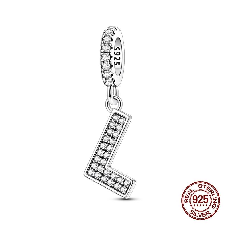 Classic Copper 26 Letters A-Z Alphabet Charms Beads Fit Original Bracelet Bangle Necklace Dangle Women Jewelry Gift