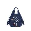 Schoolbag1011 New niche shoulder bag Textured messenger bag Versatile three-use fashion high-end embroidered denim bag