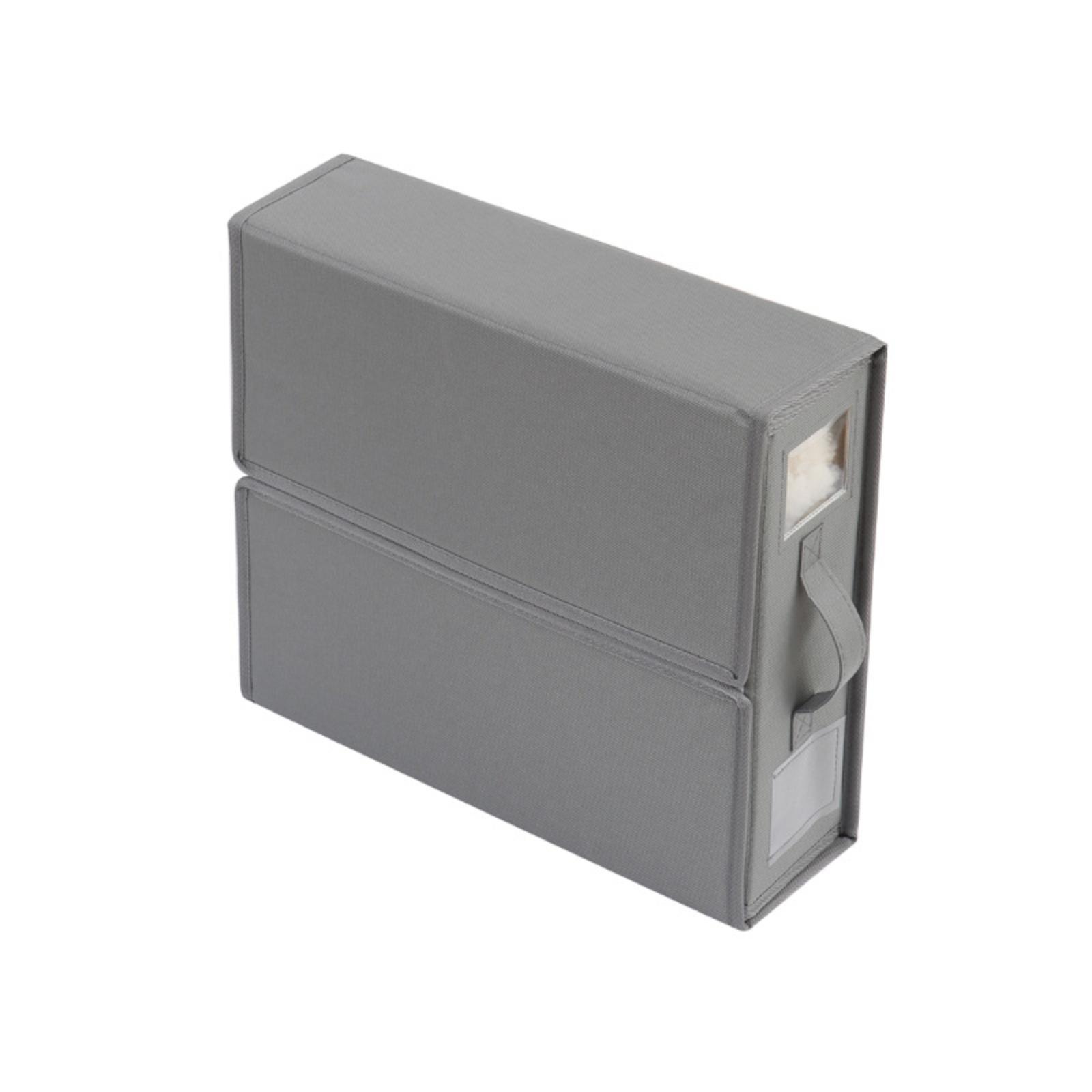 

Складной Оксфордский Ящик для хранения с молнией и окошком для простыней, пододеяльников и подушек One Size