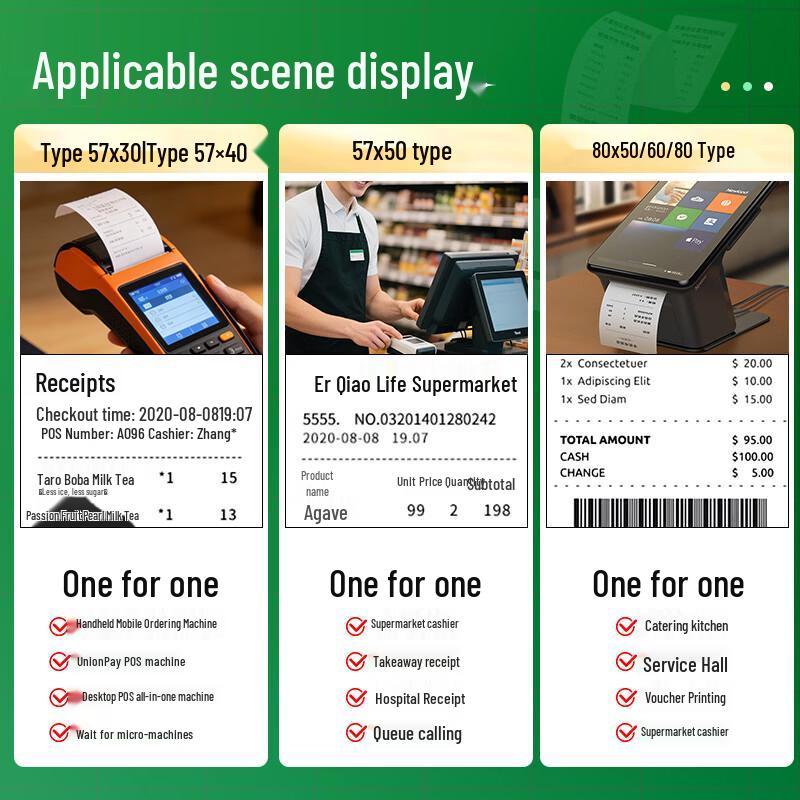 TANGO New Green Series Thermal Receipt Paper