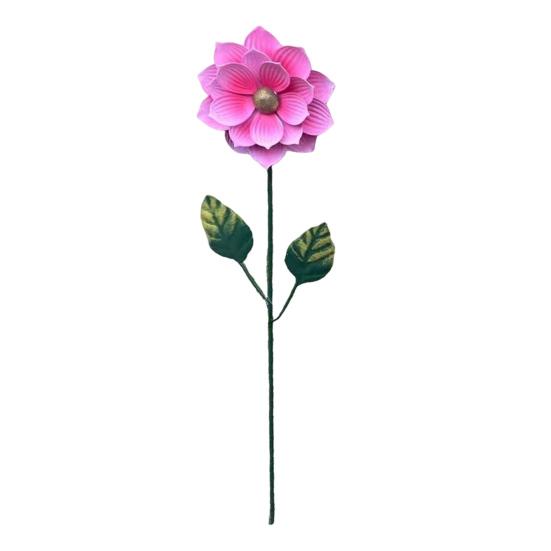 Metal Flower Stake Decorative Garden Stake Outdoor Ground Insert Flower Stake