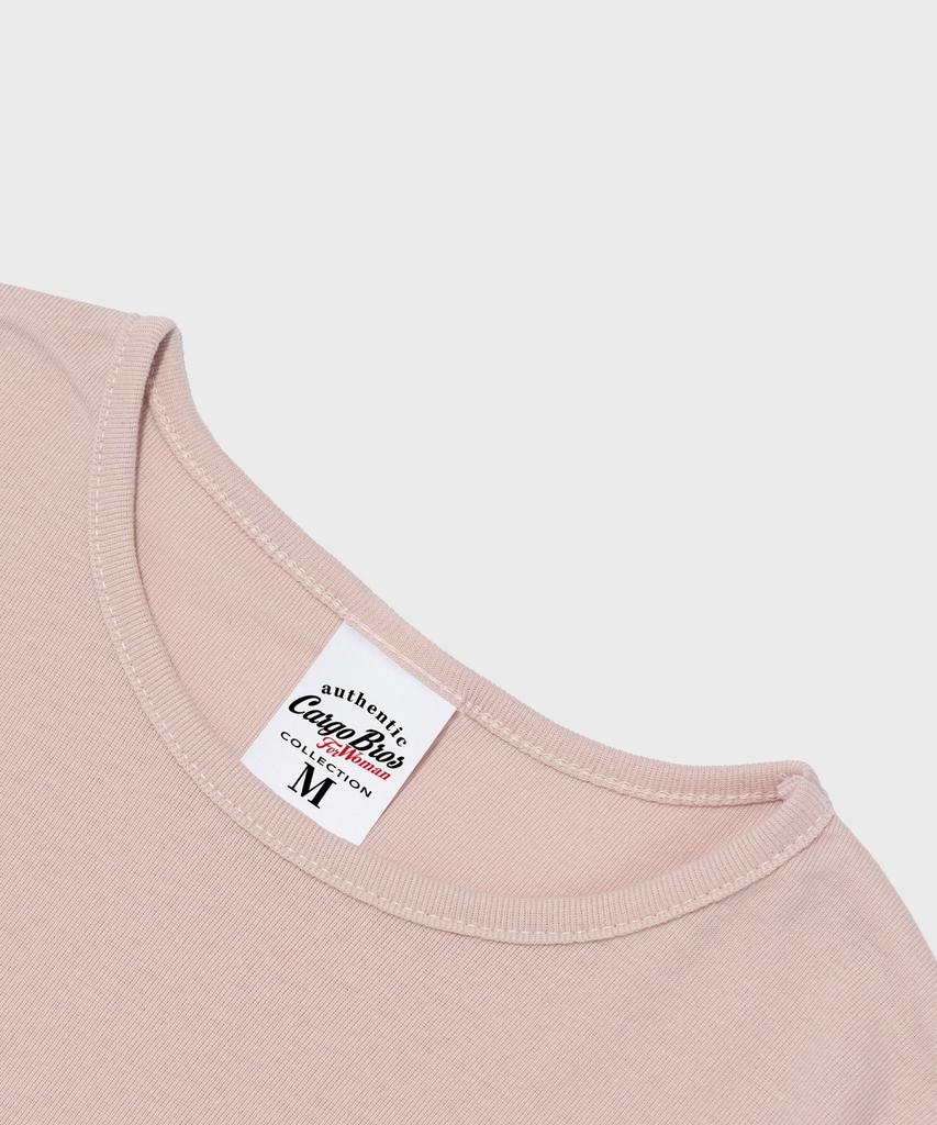 CARGOBROS FOR WOMAN Essential Logo Short Sleeve T-Shirt (Pink)
