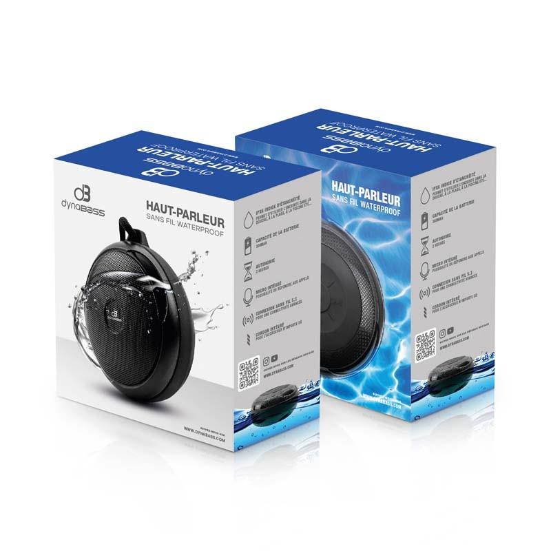 Enceinte Noire Sans Fil Waterproof Hp200 De Dynabass