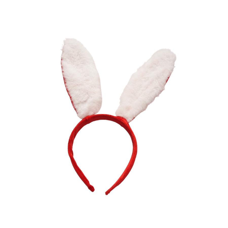 Vánoční vločkovaná čelenka s králičími ušima: Slavnostní a všestranný vlasový doplněk pro ženy