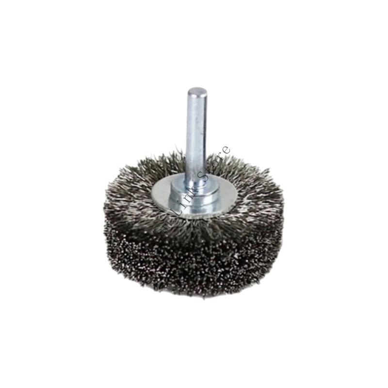 Q1FD 50mm Diameter Stainless Steel Wire Wheel Corrosions Resistant Brush Tool for Heavy Duty Surfaces Polishing Preparation