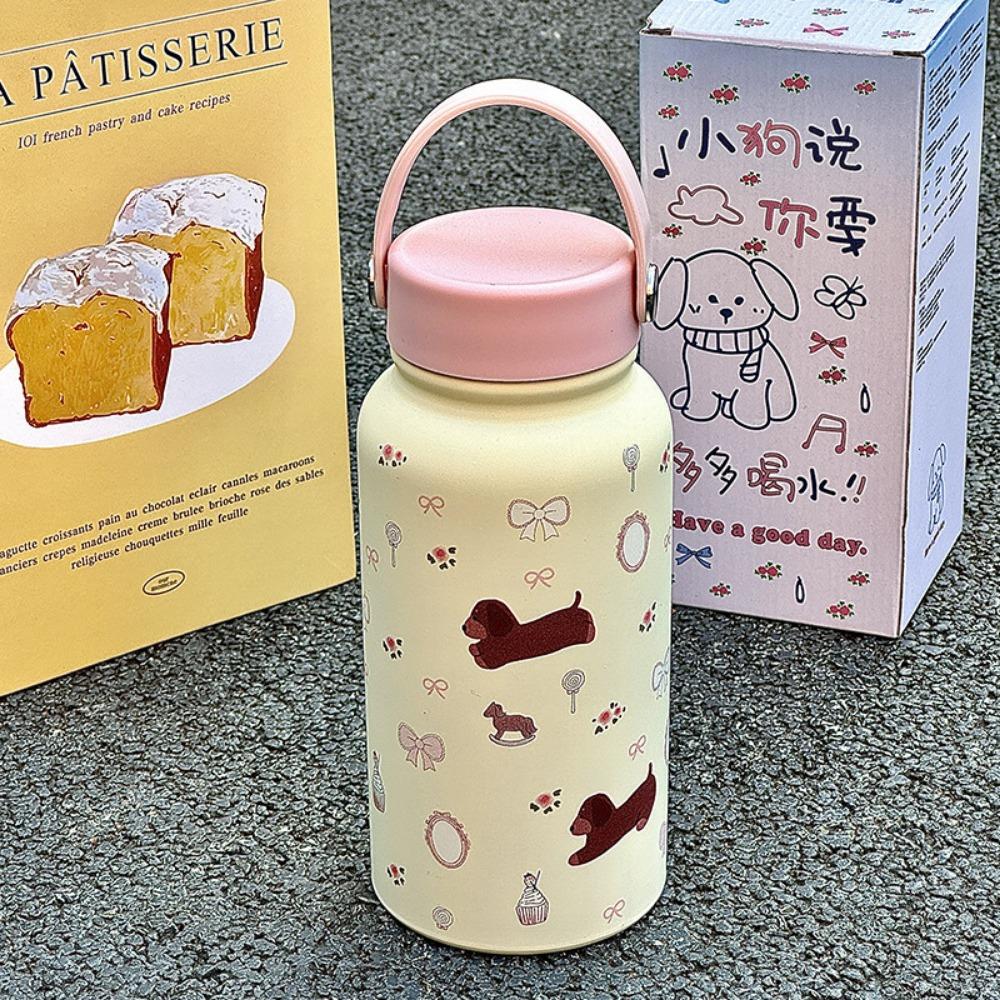 

Double Wall Stainless Steel Cup Leak-proof Thermos Bottle Water Bottle Vacuum Flasks Cold Drink Style 3