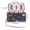 {MX} DC9-32V 3-Coil Type-C Interface Car Wireless Charging Module 20W Wireless Charger Transmitter Module