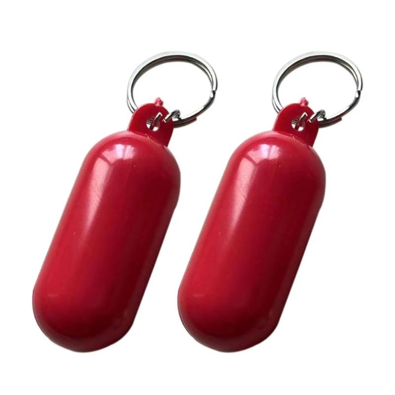 2 Pieces High Buoyancy Floating Keychain for Water Sport Buoyant Keyrings for Boating Marine Sailing Key Chain Accessory