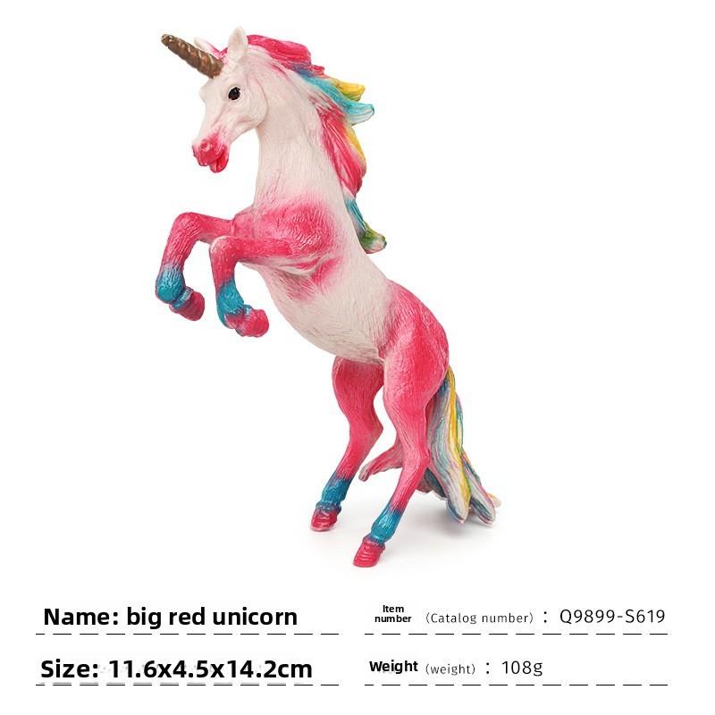 Unicorn Figurine Collectible Pvc Model For Kids Fantasy Animal Decor Play Toy