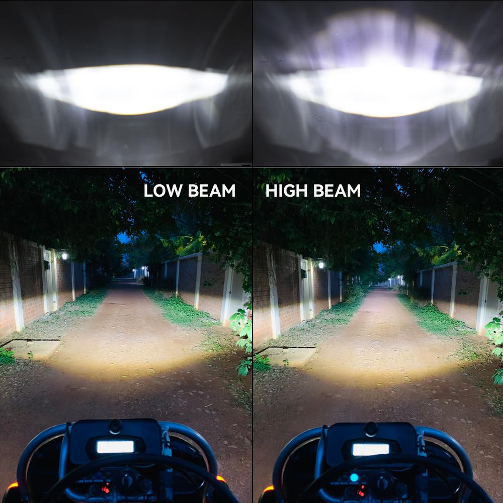 Newest 5.75 Inch Motorcycle LED Headlight for Dyna Softail Sportster 883 XL883 FXCW 5 3/4" Led DRL Projector Motorbike Headlamp