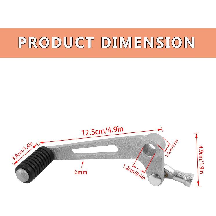 Motorcycle Gear Shifter Shift Lever Pedal Replacement for Kawasaki Z900 2017-2019 Z900 ABS 2017-2024 Z900 SE 2022 2024 CNC Aluminum Gear Shift Lever