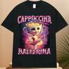 Cappuccina Ballerina Funnu Italian Brainrot Meme T Shirt Women Clothing Fashion Trending T Shirts Casual T-shirt