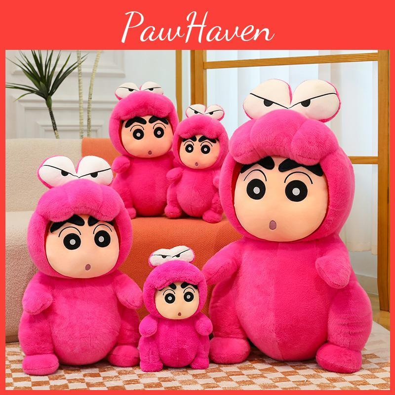 Crayon Shinchan Plush Crocodile Backpack With Soft Short Plush For Kids Birthday Gift