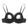 Womens Sexy Lingerie Lace Floral Sheer Hollow Out Wireless Unlined Bra Tops