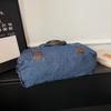 Denim Umhängetasche Damen Handtasche Große Kapazität Wasserabweisend Crossbody Tasche