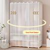 Simple Wardrobe Dustproof Wardrobe with Drawers Household Assembled Simple Storage Armoire Large Capacity Bedroom Furniture