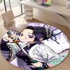 1pc Demon Slayer2 Design Printed Area Round Carpet for Bedroom Living Room Home Decor Rugs Mat Non Slip Mat Rug for Bedside