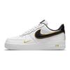 Nike Air Force 1 07 LV8 Metallic Swoosh Pack - White Metallic Gold Men Sneakers Black DA8481-100