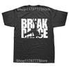Vintage Break Dancing Bboy Poses Retro Hip Hop TShirt for Men Women Dancer Graphic T Shirts Cotton Streetwear