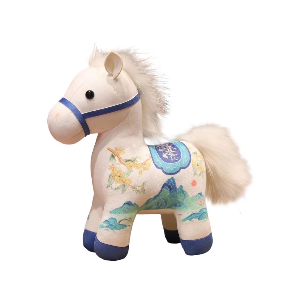 20cm Plush Horse Stuffed Doll, Soft Fabric And Portable Design, Men Women Kids Backpack Purse Car Home Table Birthday Party Decoration