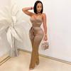 X3717 Sexy Jumpsuit: Gerade Hosen, Lässiger Chic für Europa & Amerika