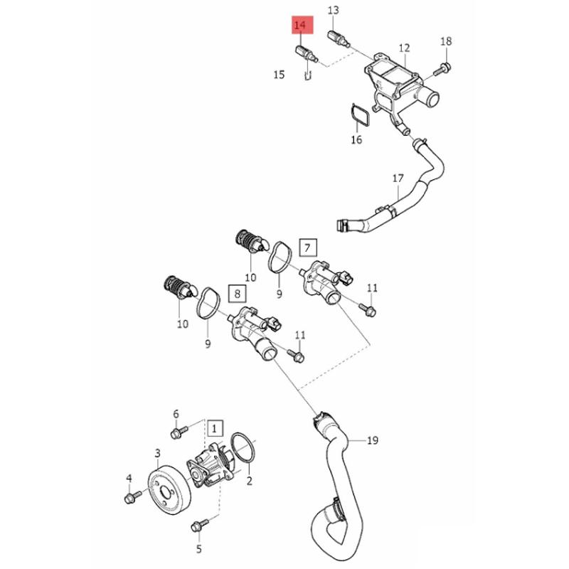 31216653 Temperature sensor S80