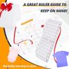 Heat Press T-shirt Ruler Shirt Alignment Tool For Center Design Transparent Clothes Measurement Tool For Sewing Decoration Heat