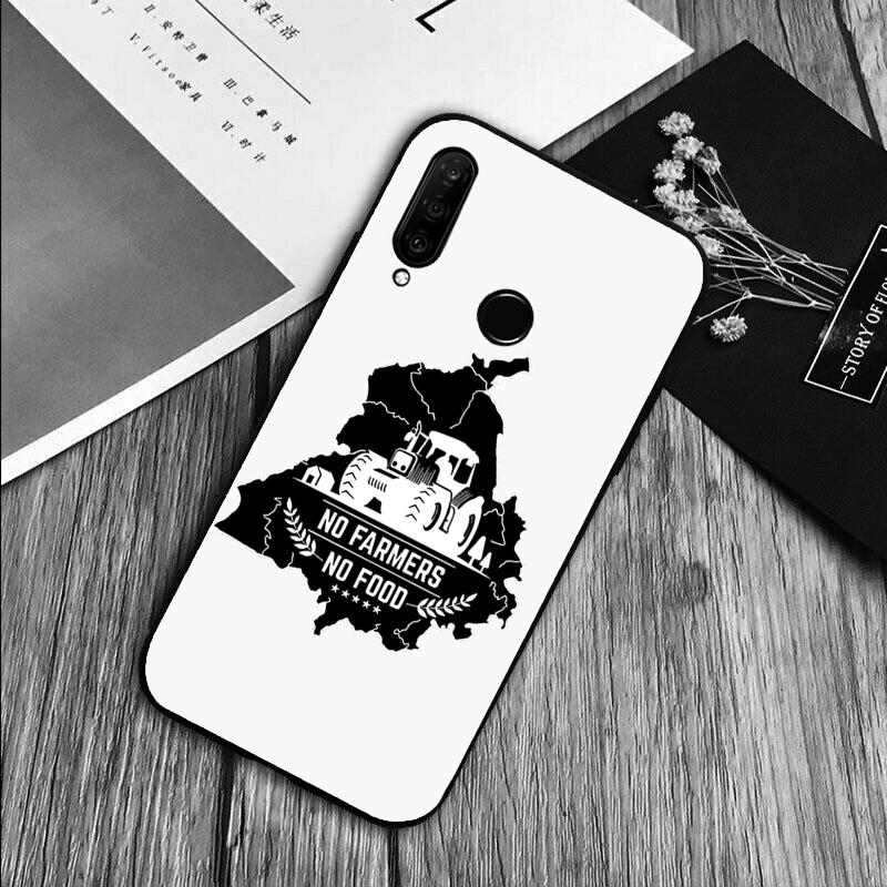 No Farmers No Food For Huawei Nova 12s 12i 11i 7i 8i Y73 Y70 Y90 Y60 Y72 Y61 Y91 9 10 SE P30 Pro P40 Lite Case
