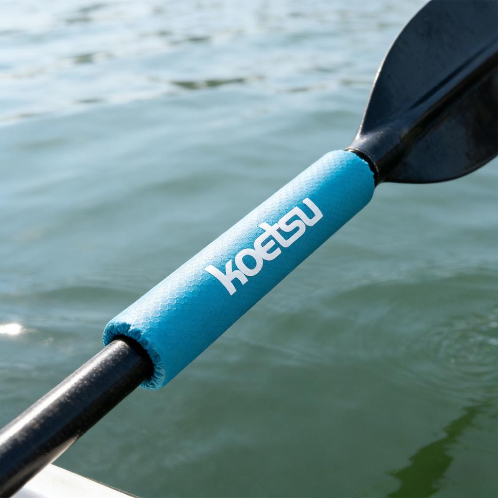 Paddle Buoyancy Sleeve 420D PU EPE Foam Prevents Sinking Soccer Pattern Paddle Protective Sleeve For Kayak Canoe Paddleboard