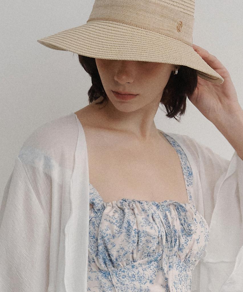 Jyudiaenpol Garden Bustier Shirred Dress