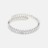 Bracelet - LUXENTER - Comega - Argenté - Zircone brillante - Alliage métallique