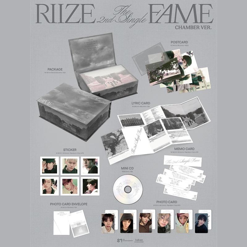 RIIZE 2nd Single Album [Fame] (Chamber Ver.)