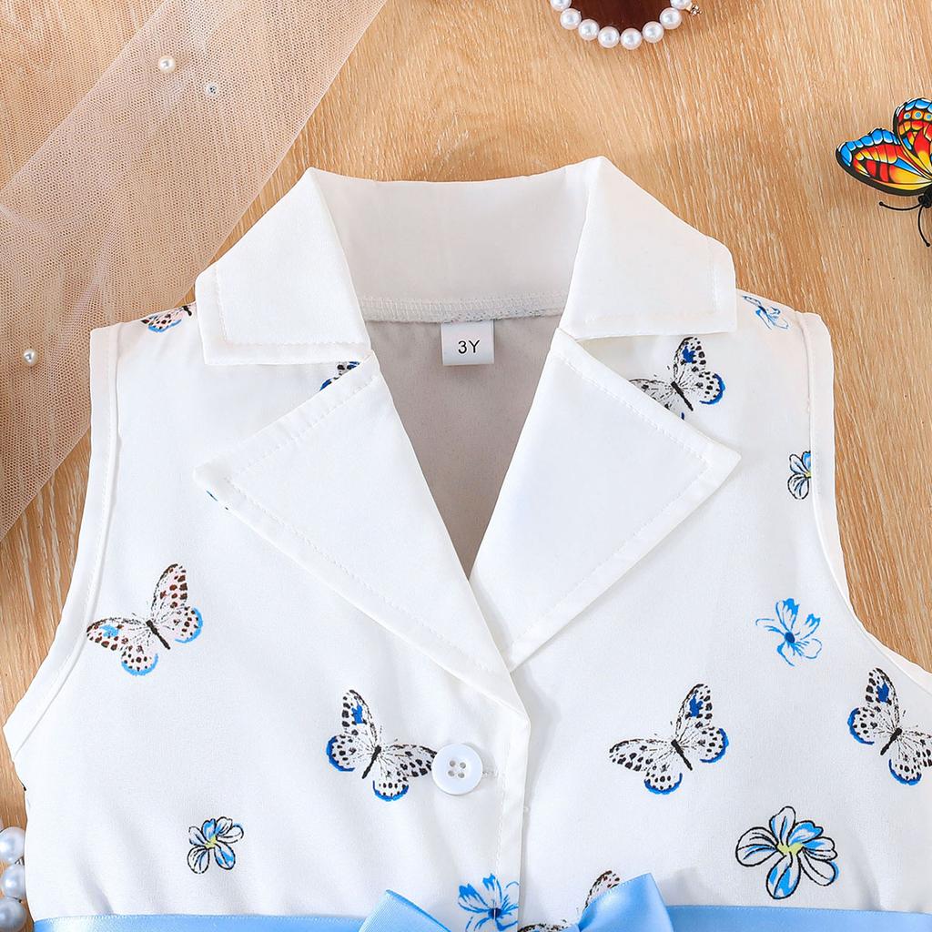 New Arrival Suit Hat Shorts 4-piece Set Fashion Trendy Girls' Set