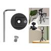1/4in Cold Shoe Mount Adapter with Wrench Aluminum Alloy Anti Drop Cold Shoe Mount Adapter for Camera Cage