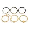1Set  Bracelets For Women  Vintage Irregular Beads Imitation Pearl Chain Jewelry Gift