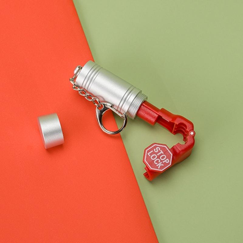 Universals 6mm Hole Anti Theft Hook Fasteners for Shelving Durability ABS Construction Easy Installation