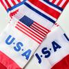 2026 USA Mexico Netherlands Scarf Flag  14x135cm Double-sided Printed Satin Iraq  Haiti France Scarf Flag