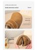 2025 Mädchen Koreanischer Stil Dicke Sohle Plüsch Birkenstock Winterstiefel - Warm, Modisch, Einfarbige Baumwollschuhe für Kinder