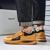 Mode 2025 Frühling Herren Low Top Dicksohlige Freizeitschuhe Color Blocking Design Modetrend Schuhe Bequem Rutschfest Klobige Sneaker