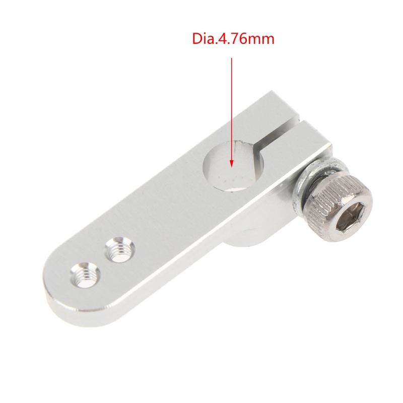 Servo Horn High Durability CNC Aluminum 4mm/4.76mm Clamping Steering Arm for RC Truck Carburetor Parts