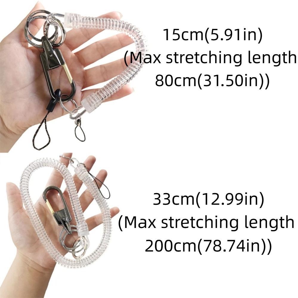 Spring Phone Telescopic Lanyard Pendant Phone Safety Tether  Phone Case Accessories
