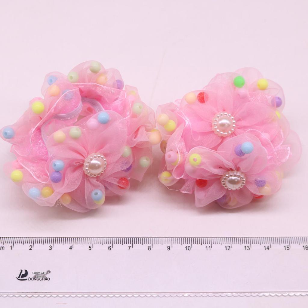 Children's Princess Flower Hair Tie - Cute Hair Accessories for Girls