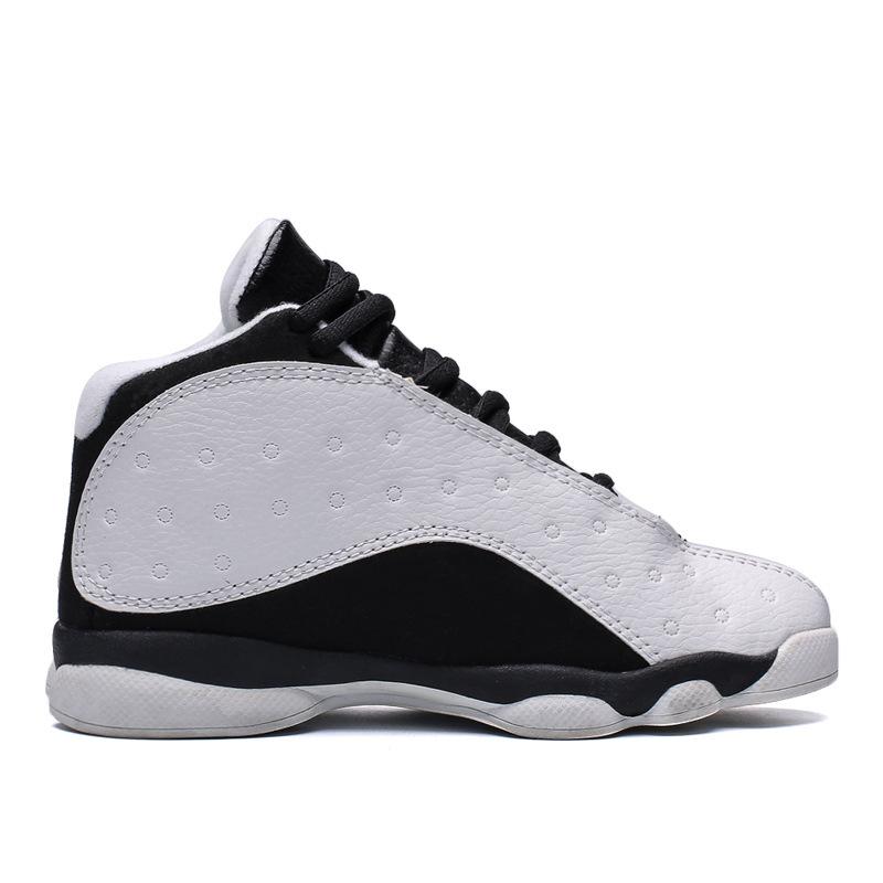 Four Seasons Boys Basketball Shoes Children's Medium Help Lightweight Sneakers Student Running Shoes Boys Sneakers Travel Shoes