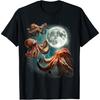 Three Octopuses 3 Moon Ocean Deep Sea Creature Wildlife T-Shirt